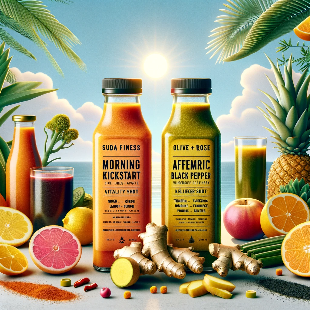 Morning Juice Shot Afternoon Juice Shot